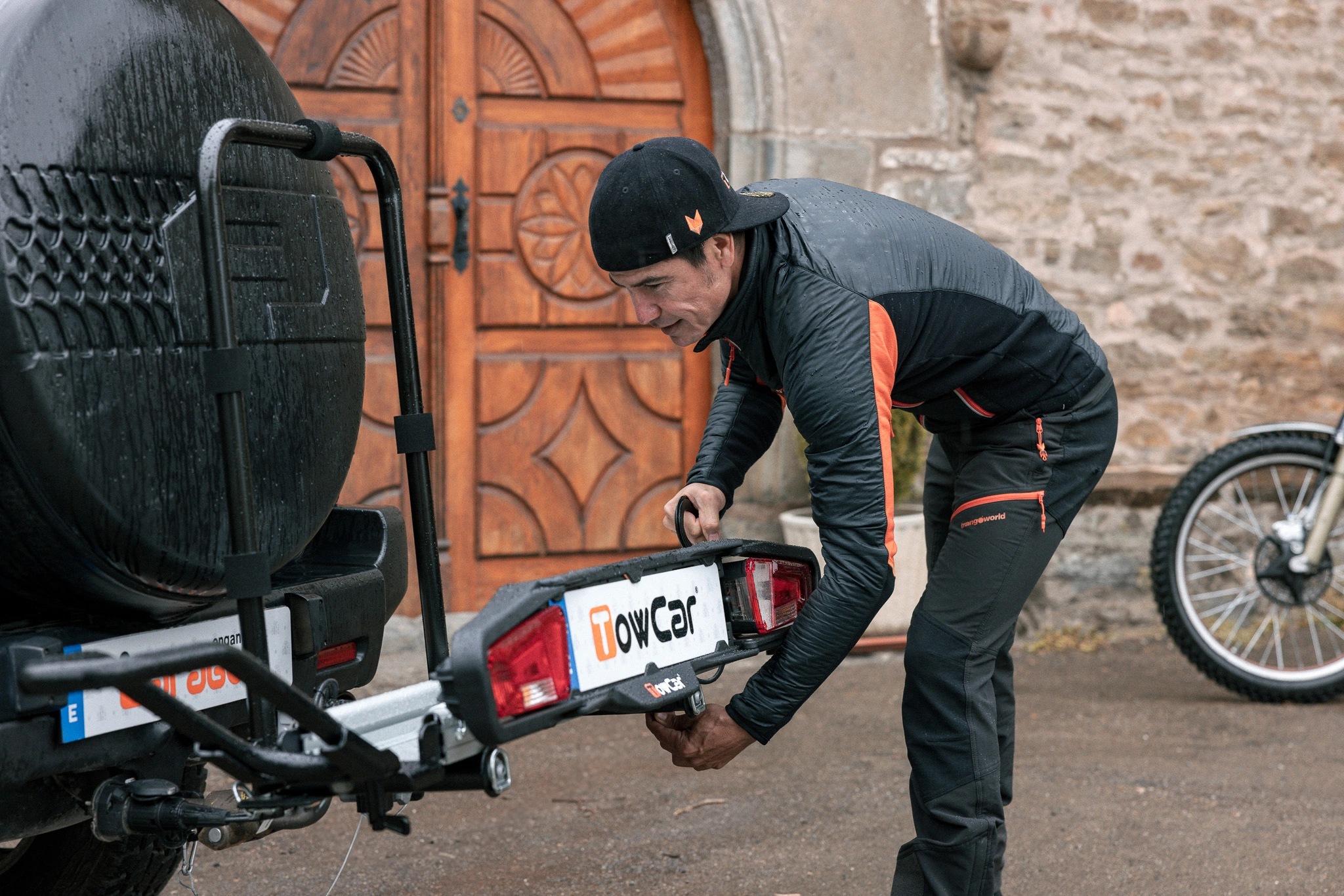 Motorsykkelstativ for tilhengerfeste TowCar Balance │ sammenleggbart stativ 75 kg – bilde 12