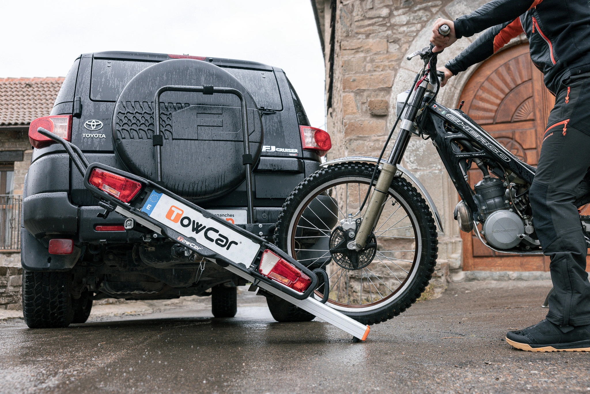 Motorsykkelstativ for tilhengerfeste TowCar Balance │ sammenleggbart stativ 75 kg – bilde 17