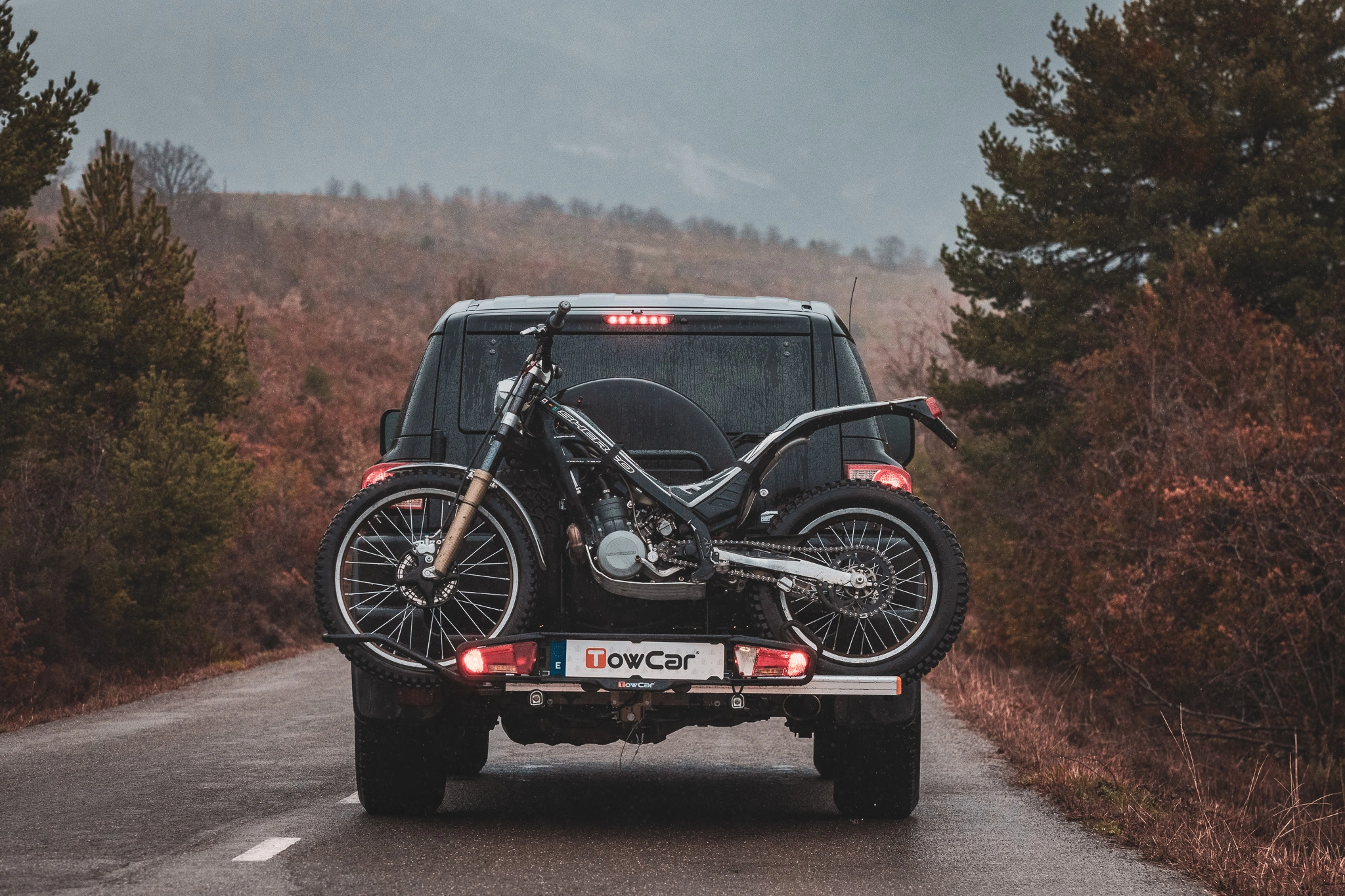 Motorsykkelstativ for tilhengerfeste TowCar Balance │ sammenleggbart stativ 75 kg – bilde 9