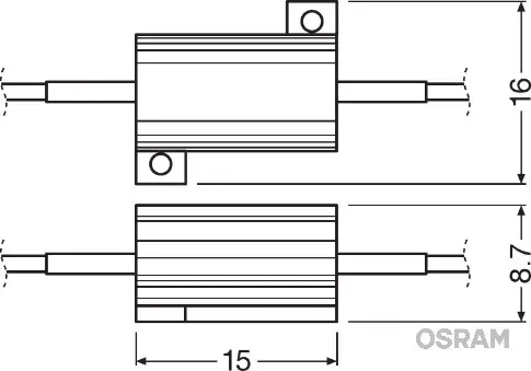 Motstand LED Osram Cabus Control Unit Image 6