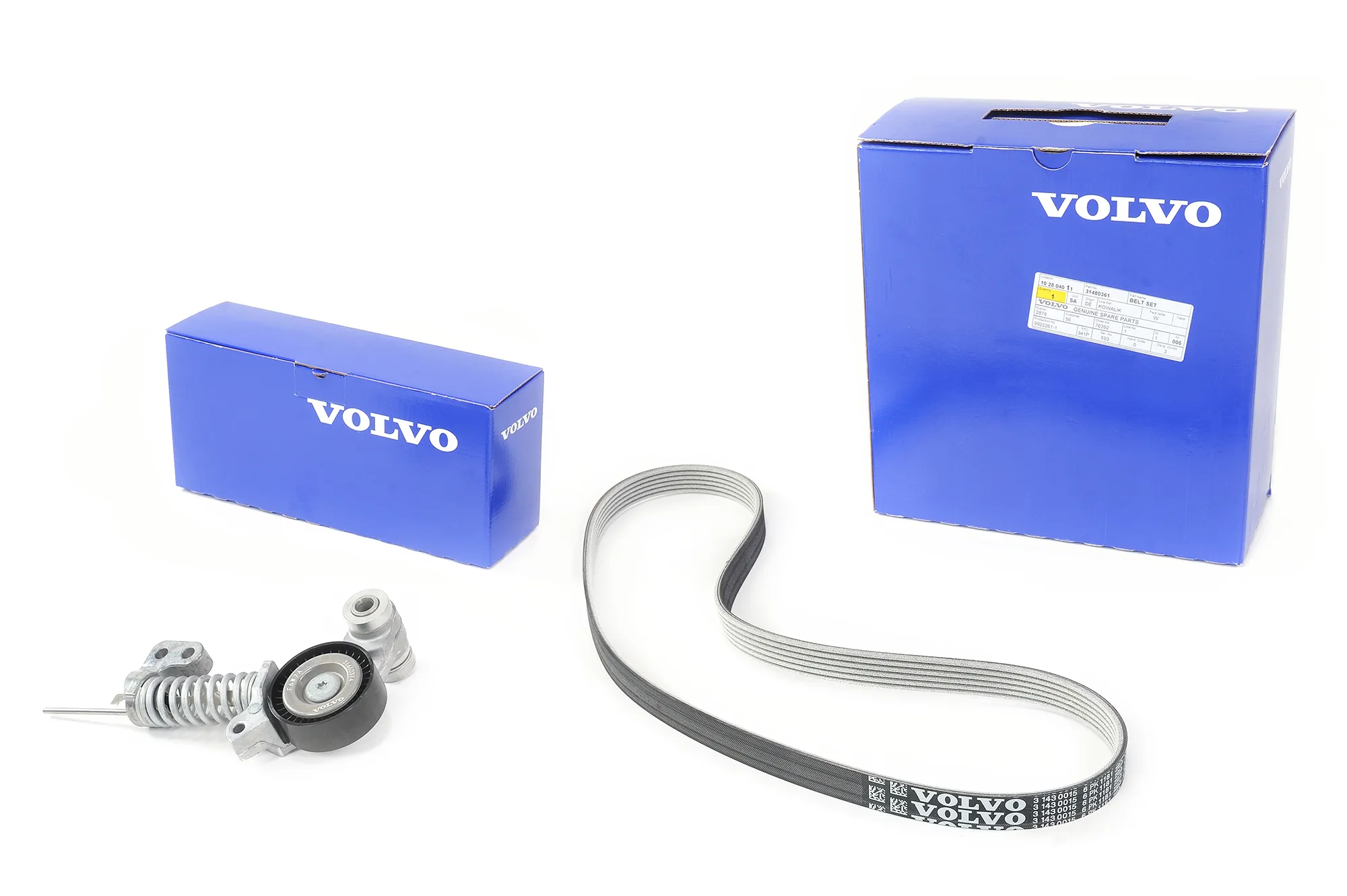 Multireimsett med strammer Volvo Genuine® S60 S80 S90 V40 V60 V70 V90 XC40 XC60 XC70 XC90 2014-2019 │ 2.0 D4 diesel – bilde 2