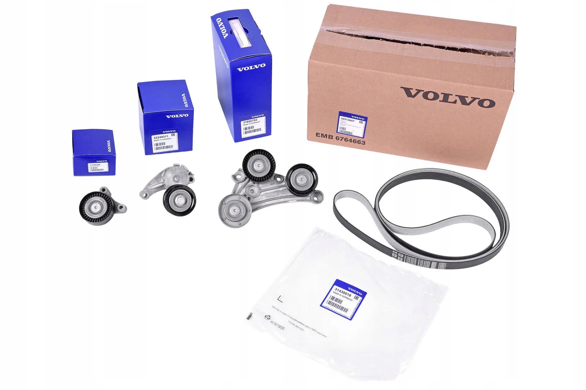 Multireimsett Volvo Genuine® S60 S90 V60 V90 XC60 XC90 2014- │ T6 bensin