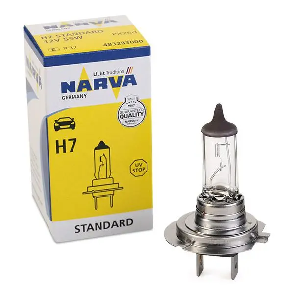 NARVA Lyspære H7 12V 55W PX26d Halogen