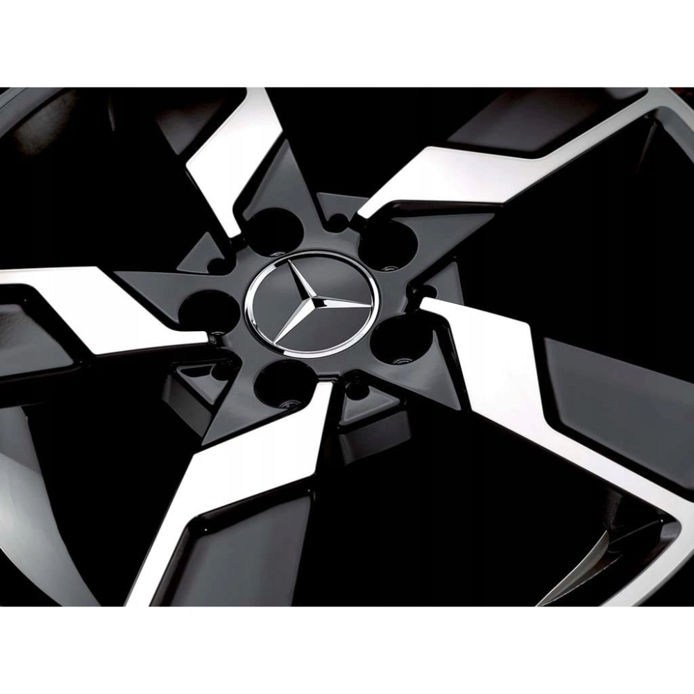 Navkopp Mercedes-Benz │ Senterkopp Svart dekkskål / hjulsenterdeksel – Genuine® 75 mm - 1 stk. Image 3