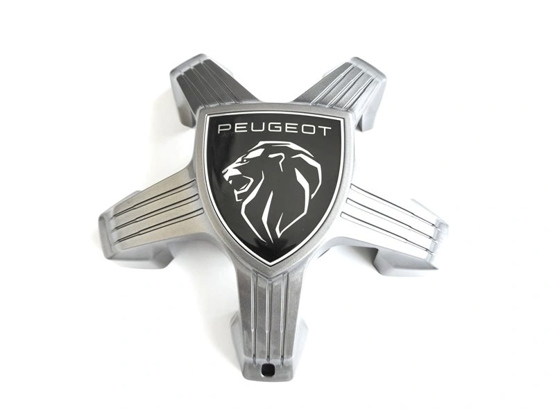 Navkopper Peugeot GREY 2021 │ senterkopper til aluminiumsfelger - sett 4 stk – bilde 3