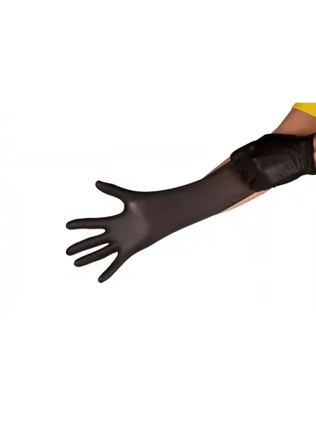 Nitrilhansker Black Mamba str. L - 100 stk. │ Nitrile Gloves Image 2