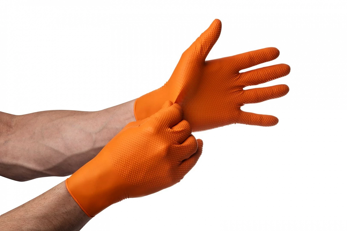 Nitrilhansker gogrip Orange Pro Automotive strl. XL - 50 stk.