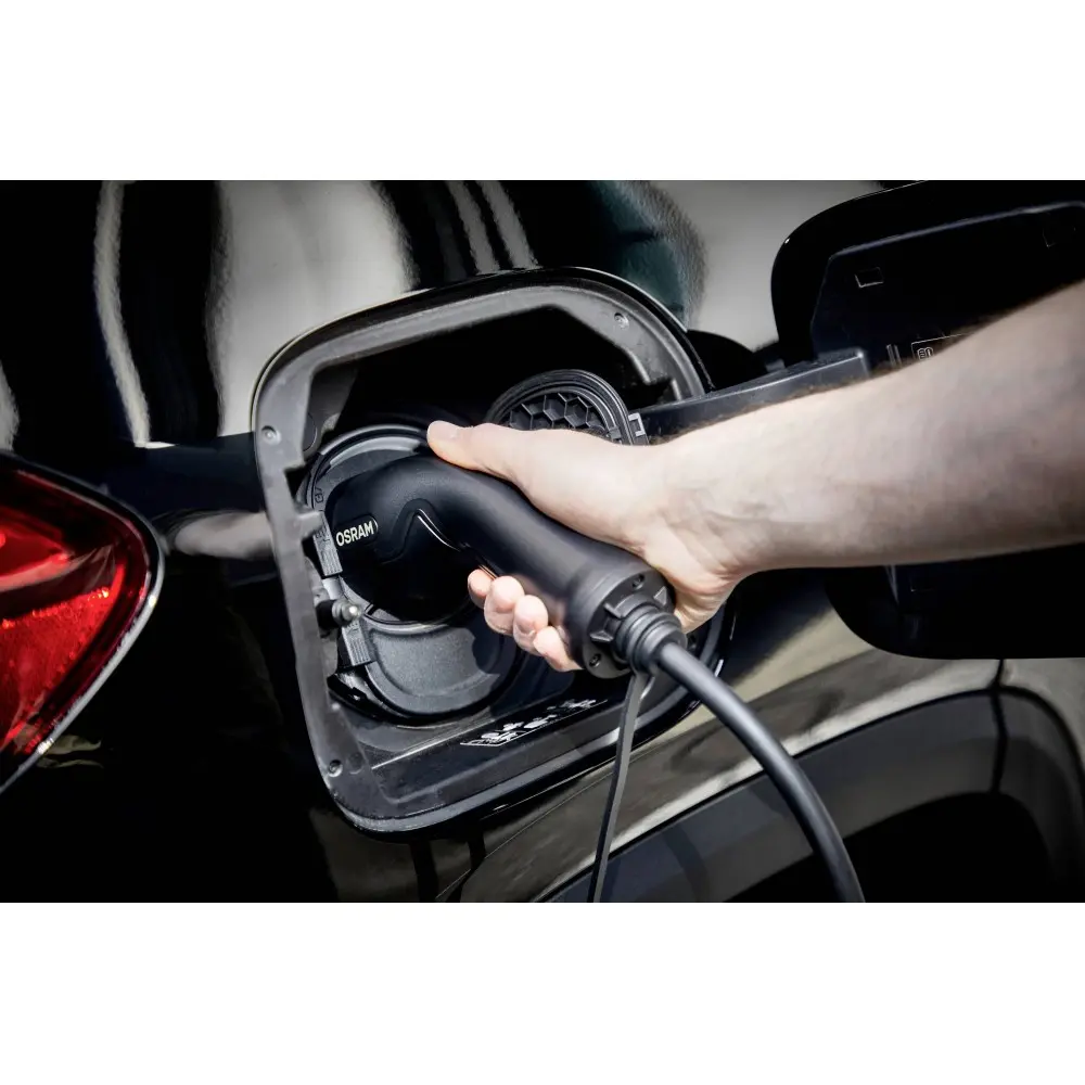 Nødlader Ladekabel Mode 2 Type 2 Osram BATTERYcharge 7PIN | 16A | 3.6 kW - med Schuko kontakt - 5m Image 11