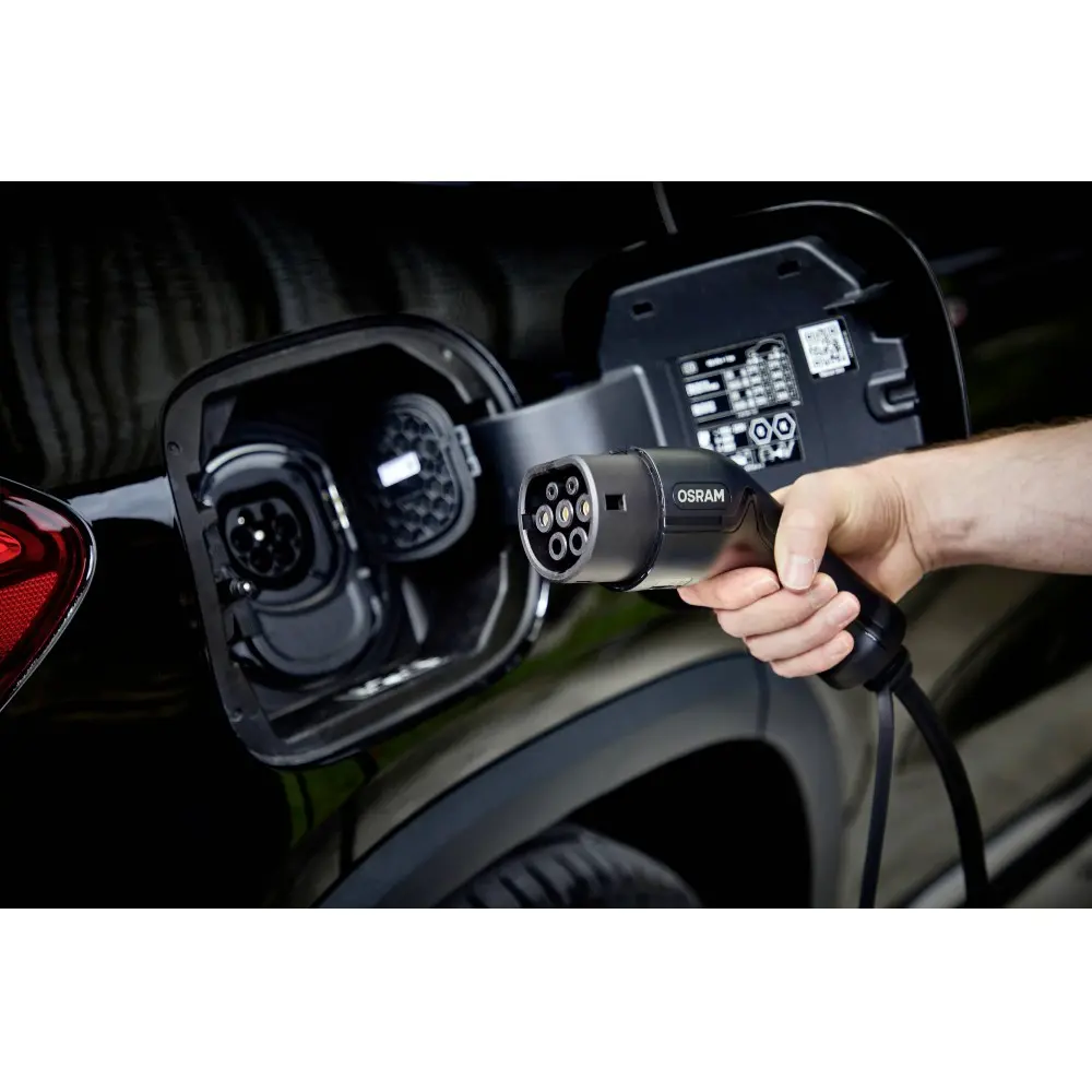 Nødlader Ladekabel Mode 2 Type 2 Osram BATTERYcharge 7PIN | 16A | 3.6 kW - med Schuko kontakt - 5m Image 12