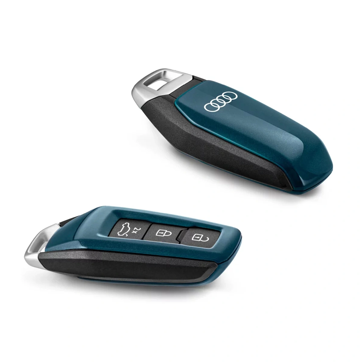 Nøkkeldeksel Malpeloblå med Audi-ringer │ Genuine® Key Cover