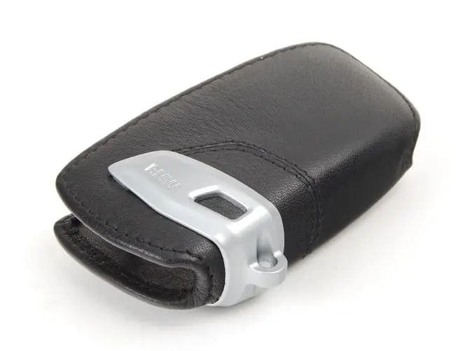 Nøkkeletui BMW Leather Black │ Bilnøkkeldeksel Genuine® Key Fob Case Cover – bilde 4