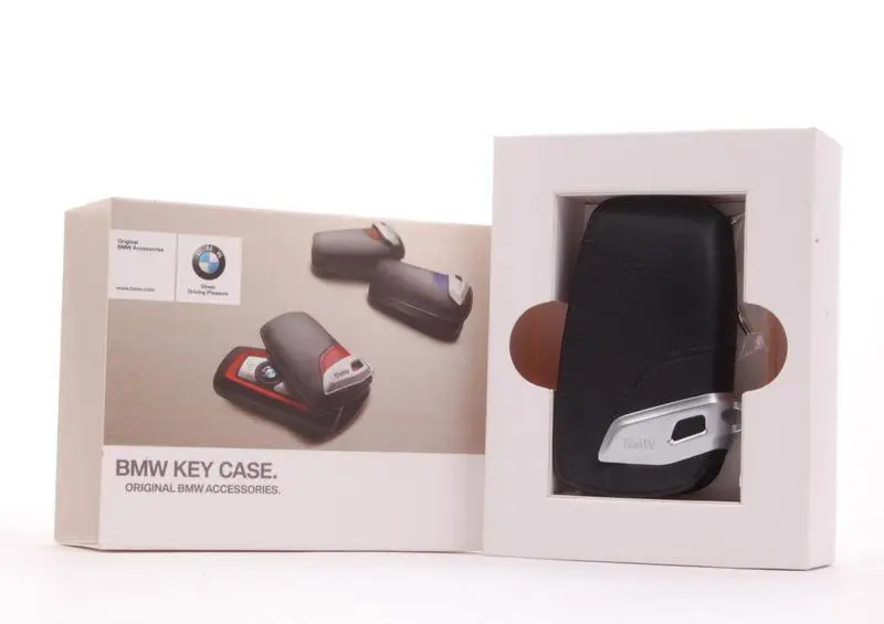 Nøkkeletui BMW Leather Black │ Bilnøkkeldeksel Genuine® Key Fob Case Cover – bilde 7