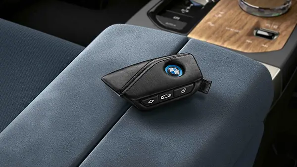 Nøkkeletui BMW Leather Black │ Bilnøkkeldeksel Key Fob Case Cover - 3. Generasjon Image 2