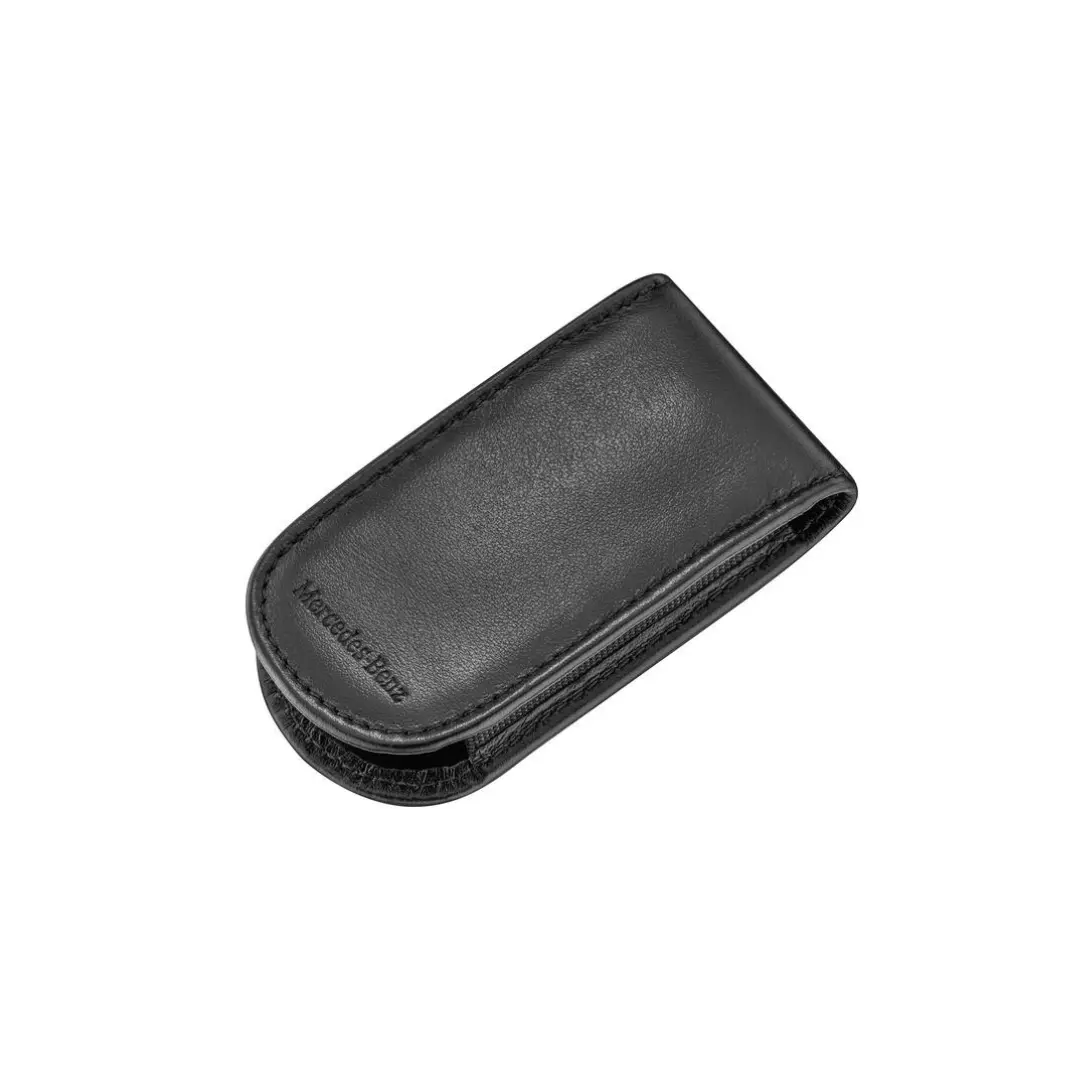 Nøkkeletui Mercedes-Benz Leather Black - 8 Gen. │ Bilnøkkeldeksel Genuine® Key Fob Case Cover