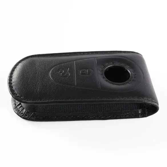Nøkkeletui Mercedes-Benz Leather Black - 8 Gen. │ Bilnøkkeldeksel Genuine® Key Fob Case Cover – bilde 2