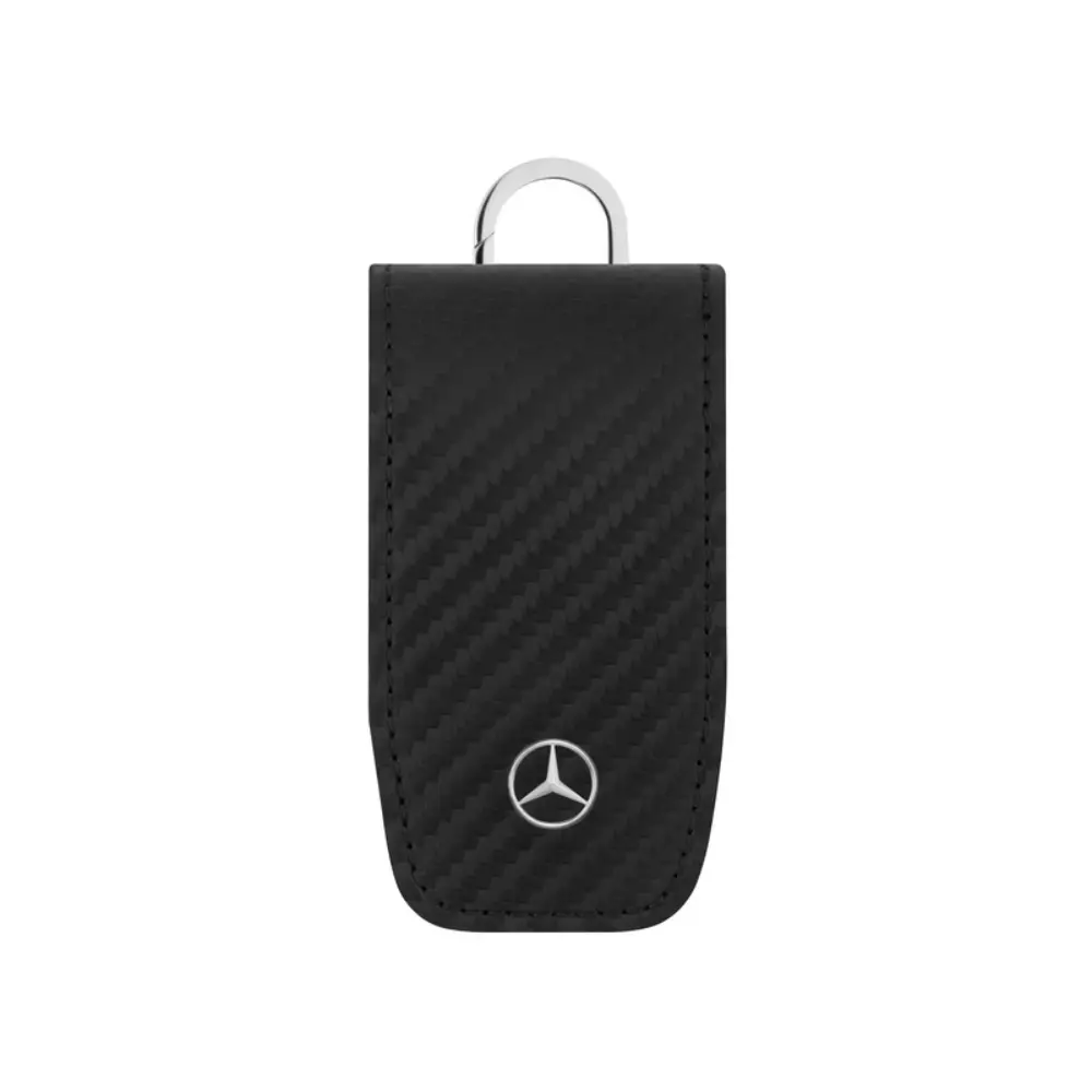 Nøkkeletui Mercedes-Benz Leather Steel - 8 Gen. │ Bilnøkkeldeksel Genuine® Key Fob Case Cover – bilde 2