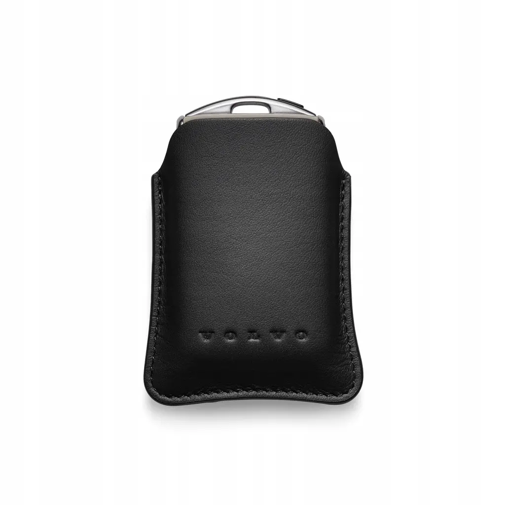 Nøkkeletui Volvo Leather Black │ Bilnøkkeldeksel Genuine® Key Fob Case Cover