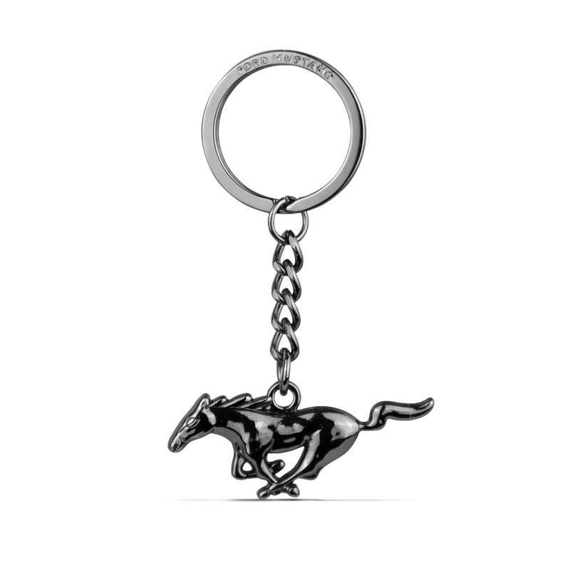 Nøkkelring – Ford Mustang | Galopperende hest i metall
