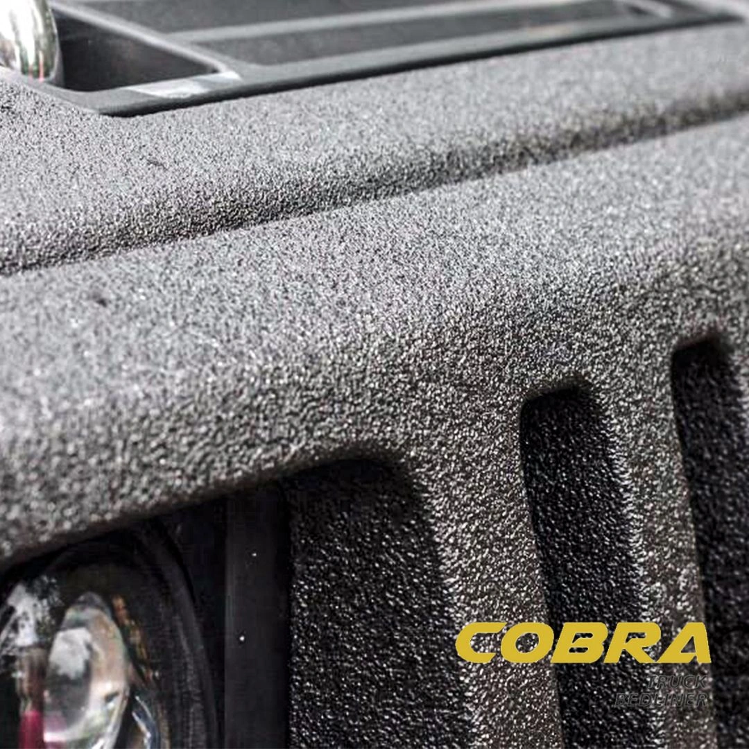 Novol Cobra Truck Bedliner Black + herder │ 2K Polyuretanbasert beskyttende belegg  beskyttelse mot rust og korrosjon - 600 ml + 200 ml – bilde 2