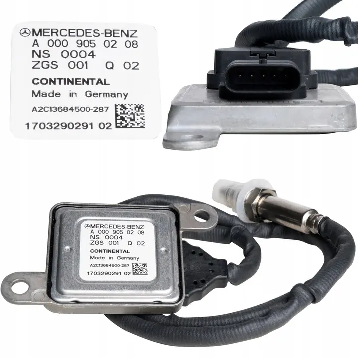 NOx.sensor, ureainnsprøytning bak Mercedes-Benz │ Genuine® Nitrogen Oxide Sensor Image 2