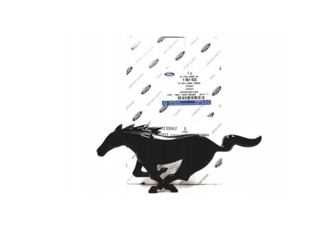 OEM Ford panser emblem Black Pony Mustang 2015- Image 1