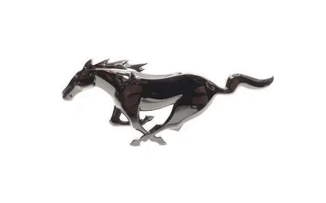 OEM Ford panser emblem Black Pony Mustang 2015- – bilde 2