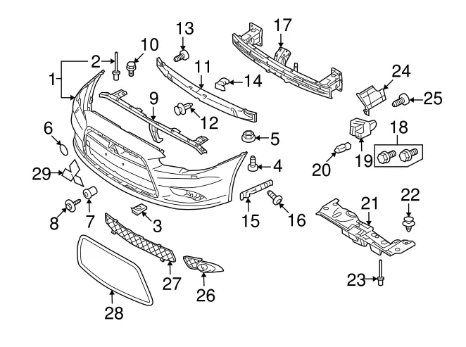 OEM Mitsubishi ASX Lancer Mirage Space Star – bilde 2