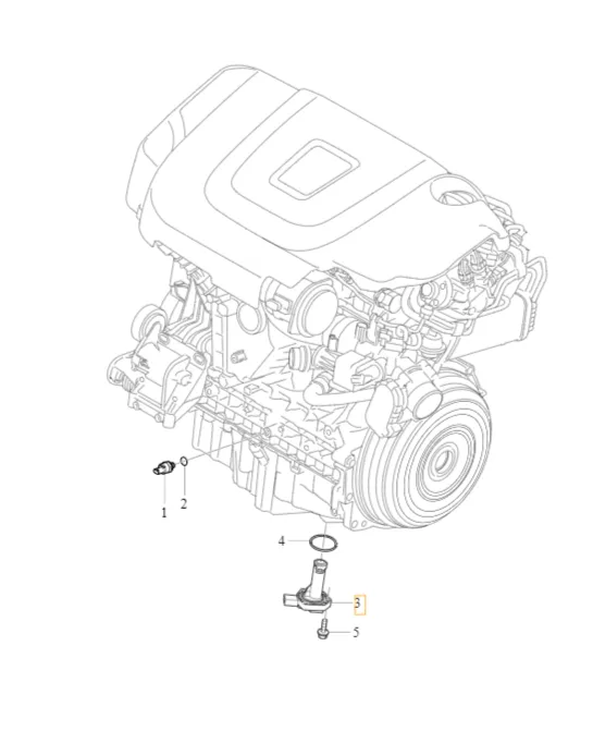 Oljenivåsensor Volvo Genuine® C30 C70 S40 S60 S80 V50 V70 XC60 XC70 XC90 │ bensin/diesel