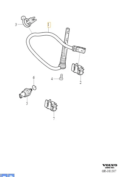 Oljenivåsensor Volvo Genuine® OE-del