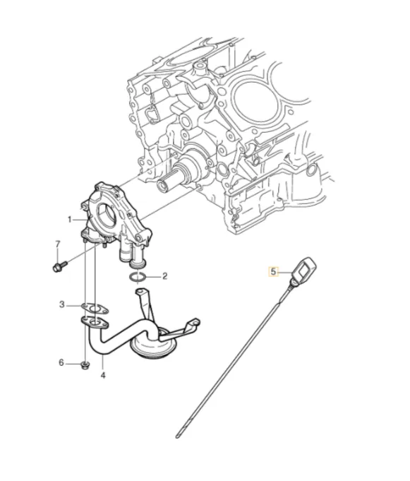 Oljepeilepinne Volvo Genuine® XC90 2003-2014 │ 4.4 V8 B8444S