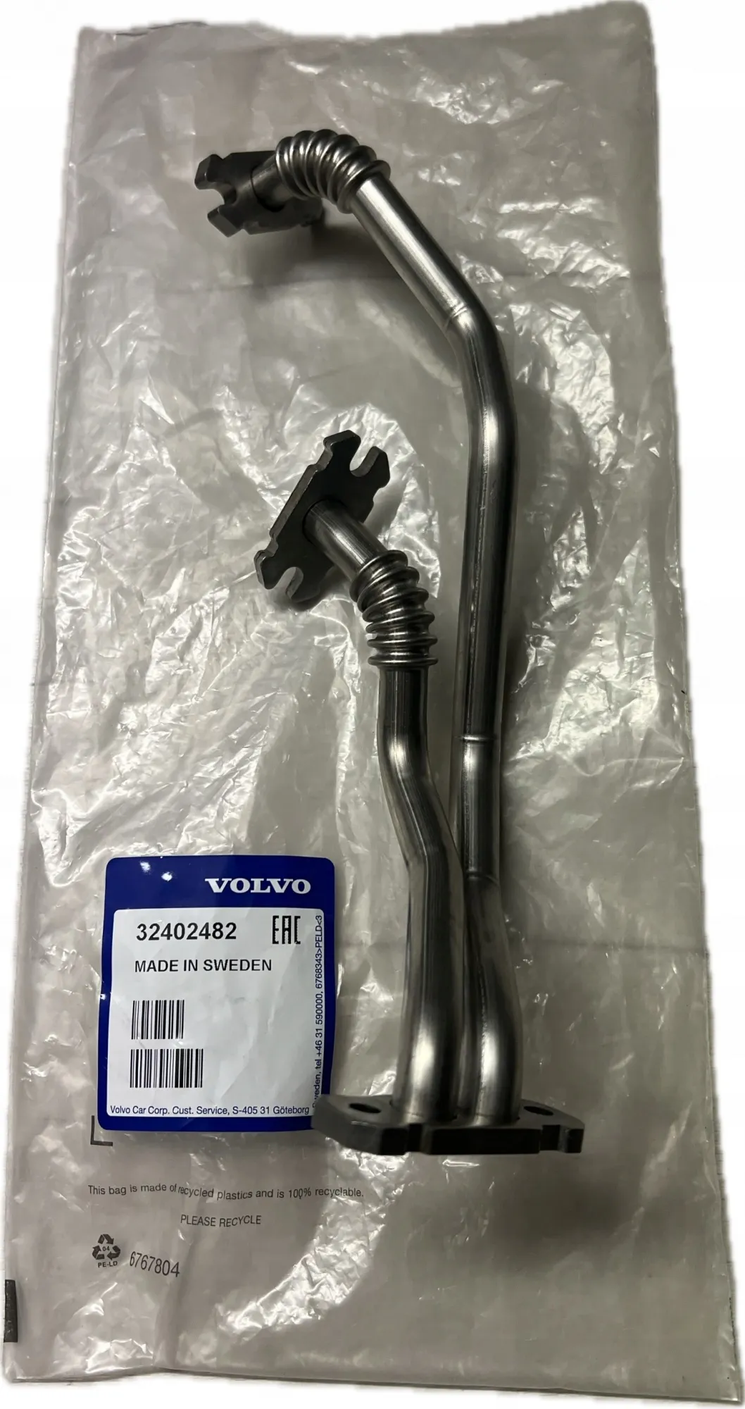 Oljepumperør Volvo Genuine® S90 XC60 XC90 2023- │ diesel D420T2/D420T8