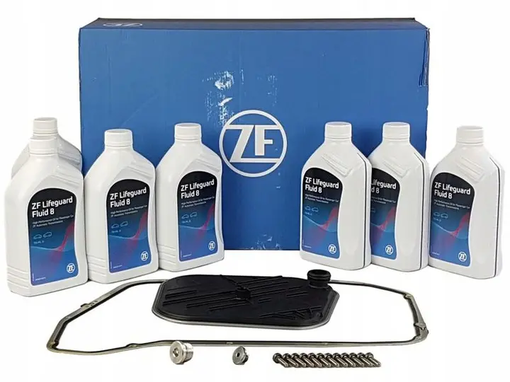 Oljeskiftsett, automatisk girkasse │ med Girolje ZF LifeguardFluid 8 - Genuine® Automatic Transmission Oil Change Image 1