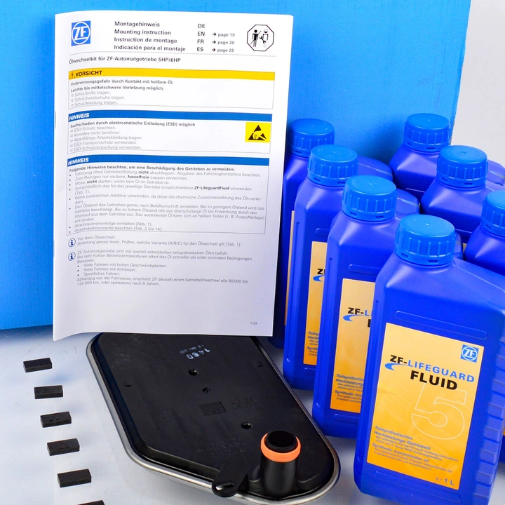 Oljeskiftsett automatisk girkasse ZF LifeguardFluid 5 Image 5