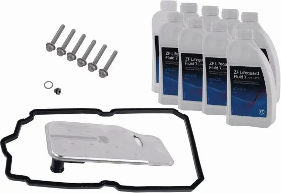 Oljeskiftsett, automatisk girkasse ZF Mercedes-Benz + 9L LifeguardFluid