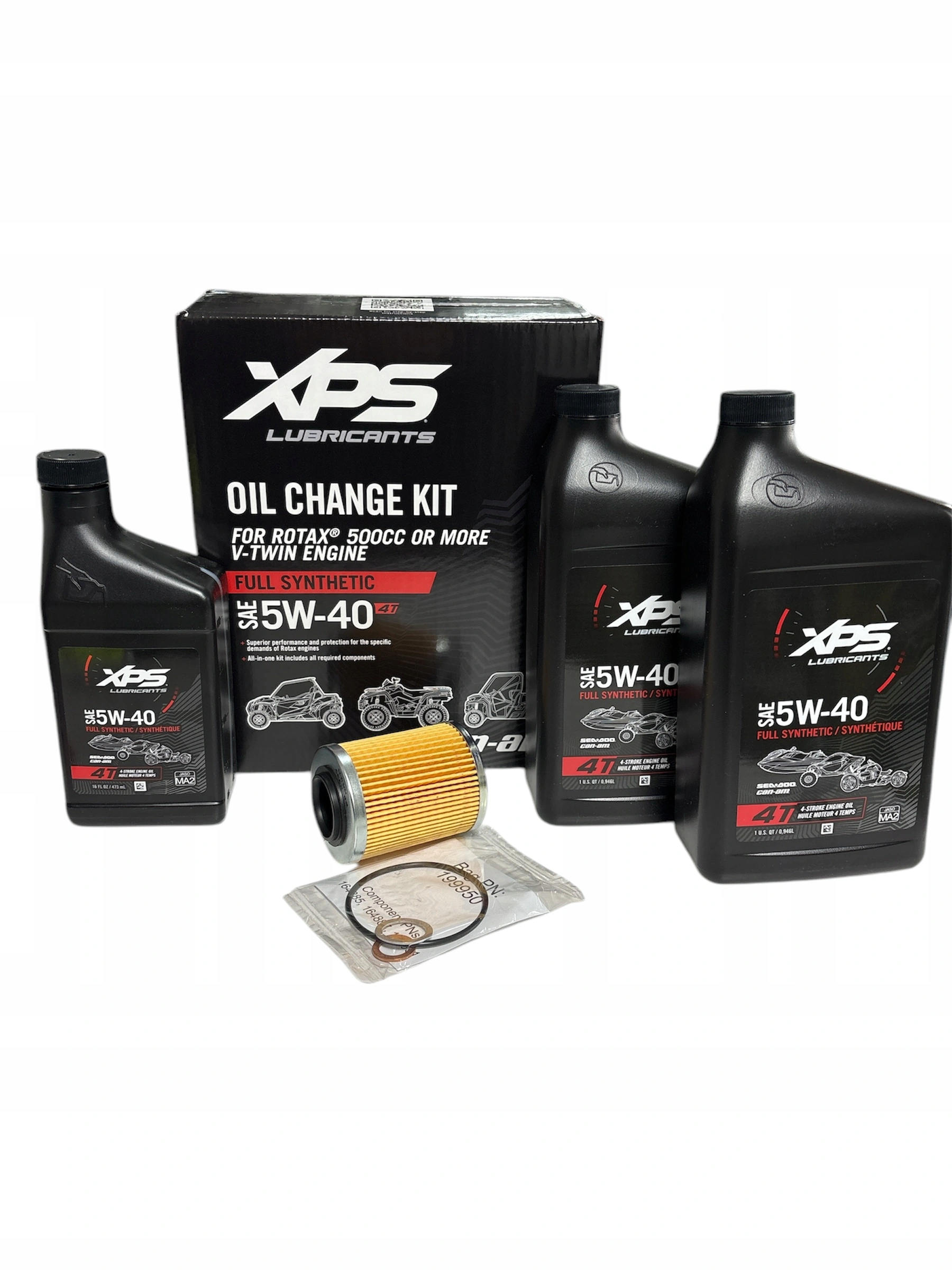 Oljeskiftsett Servicekit Can-Am Outlander Renegade Commander 2007-2025 │ Genuine® Filter + Motorolje