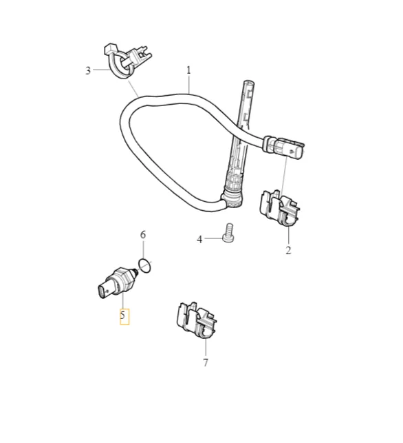Oljetrykksensor Volvo Genuine® S60 S90 V40 V60 V90 XC40 XC60 XC90 │ bensin/diesel