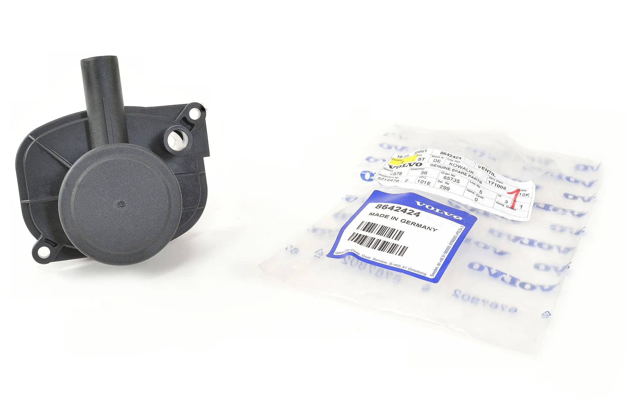 Oljeutskiller / veivhusventilasjon Volvo Genuine® C30 C70 S40 S60 S80 V50 V70 XC60 XC70 XC90 1999-2014 │ 2.4D diesel – bilde 2