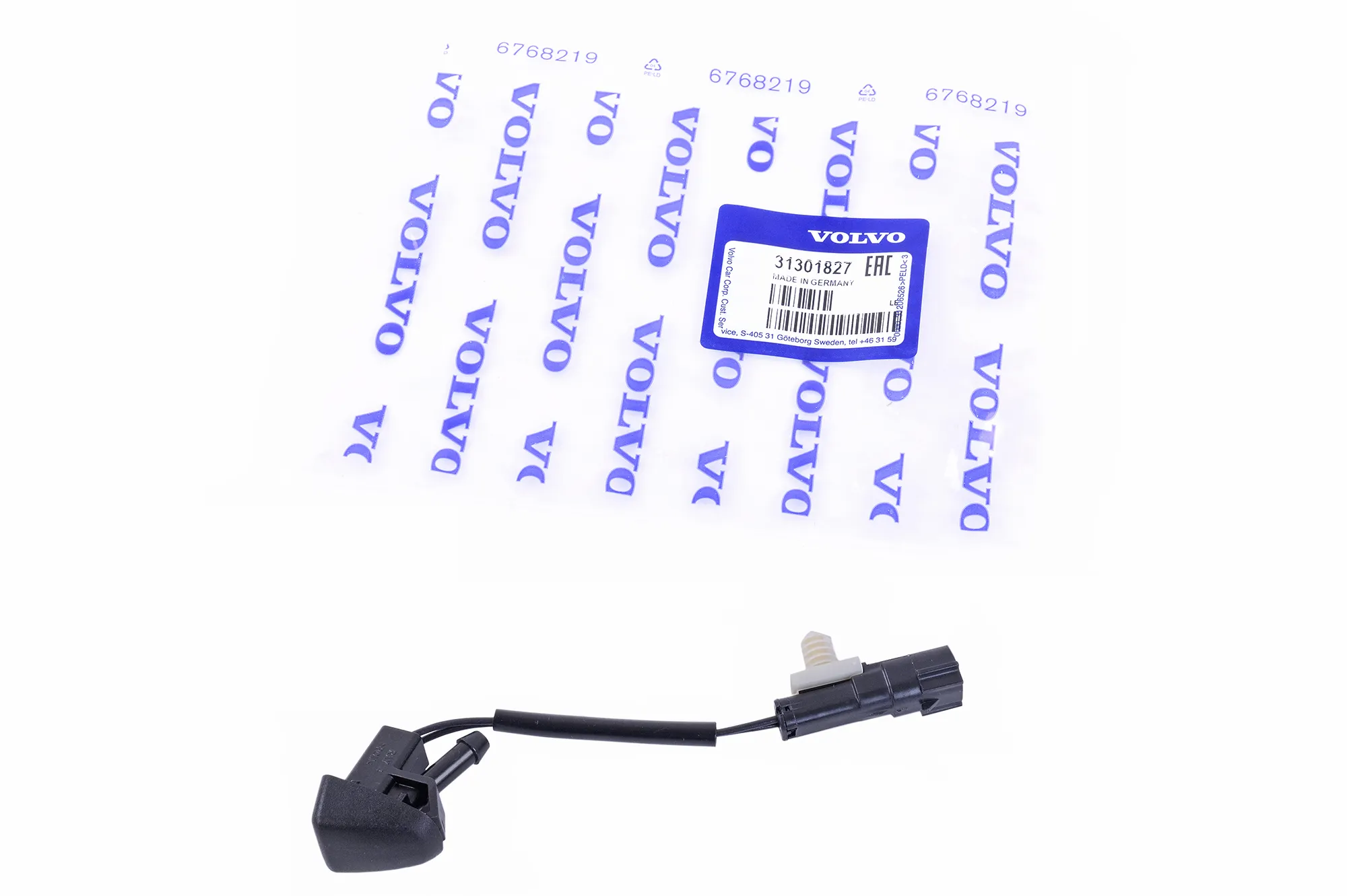 Oppvarmet spylerdyse frontrute Volvo Genuine® S60 S80 V60 V70 XC60 XC70 2007-2016