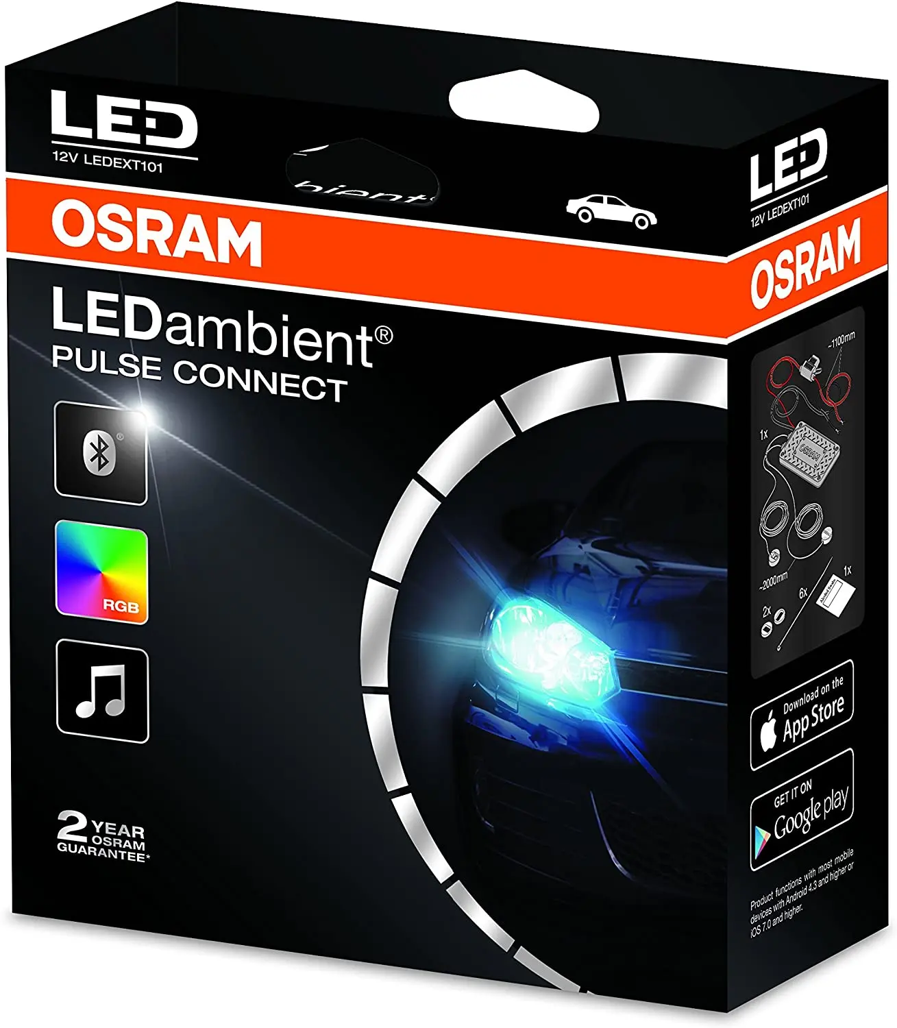 Osram LEDambient Pulse Connect │ Appstyrt RGB Tuning Lights KUN FOR IOS SYSTEMER