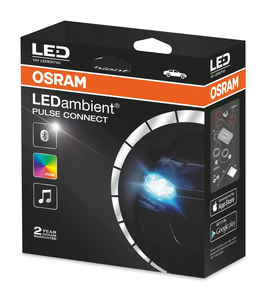 Osram LEDambient Pulse Connect │ Appstyrt RGB Tuning Lights KUN FOR IOS SYSTEMER – bilde 7