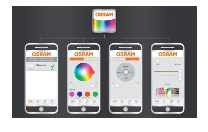Osram LEDambient Pulse Connect │ Appstyrt RGB Tuning Lights KUN FOR IOS SYSTEMER – bilde 8