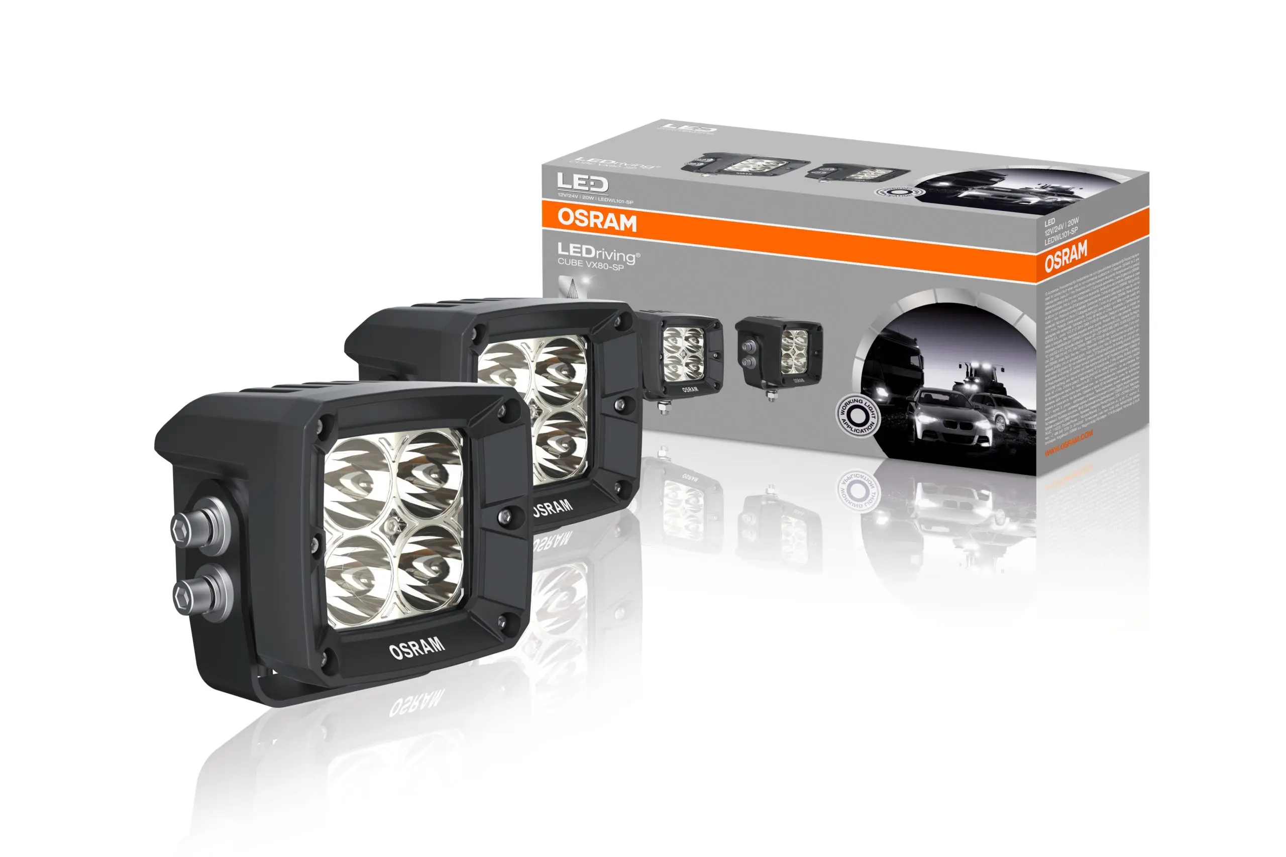 OSRAM LEDriving Cube VX80-SP sett 2 stk.