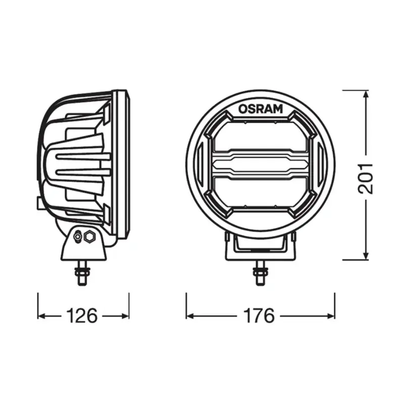 Osram LEDriving Round MX180-CB – bilde 17