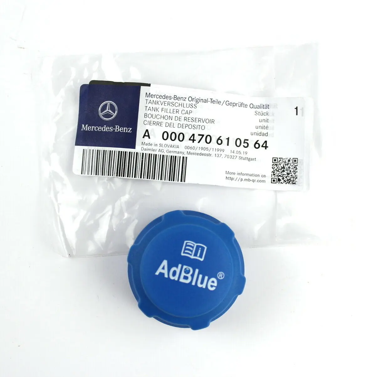 Påfyllingslokk ADBLUE Mercedes-Benz OEM