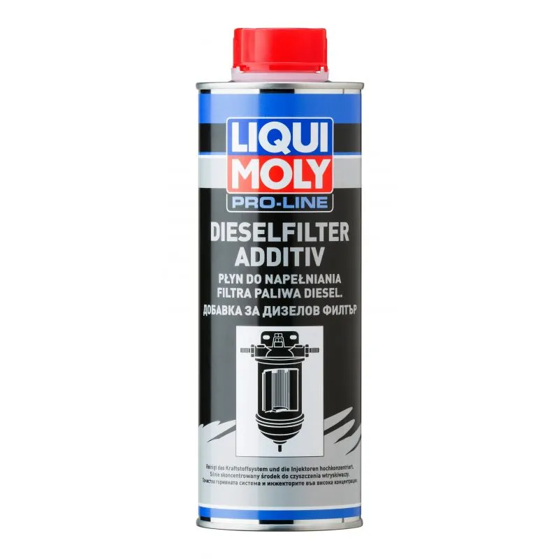 Påfyllingsvæske for dieselfilter Liqui Moly Pro-Line Diesel Filter Fill Fluid - 0,5 L