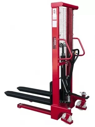 Pallestabler PTM 1016F - Manuell stabler med hurtigpumpe 1000 kg 1600 mm Image 1