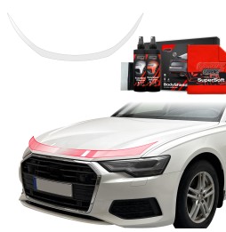 Panserbeskytter Audi A6 (C8) 2018 - 2023 │ PPF beskyttelsesfolie Gjennomsiktig BodyShield