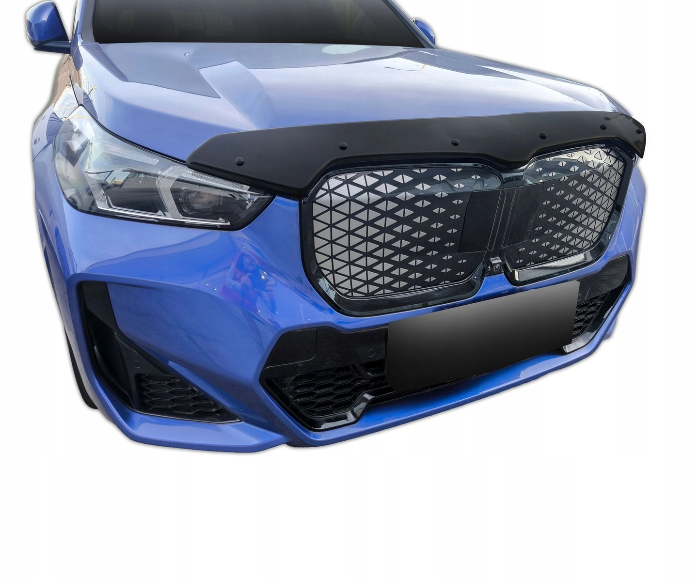 Panserbeskytter BMW X1 III (U11) 2022-> / BMW iX1 (U11 BEV) 2022 -> │ Steinsprutbeskytter Black Bonnet Guard Protector – bilde 4