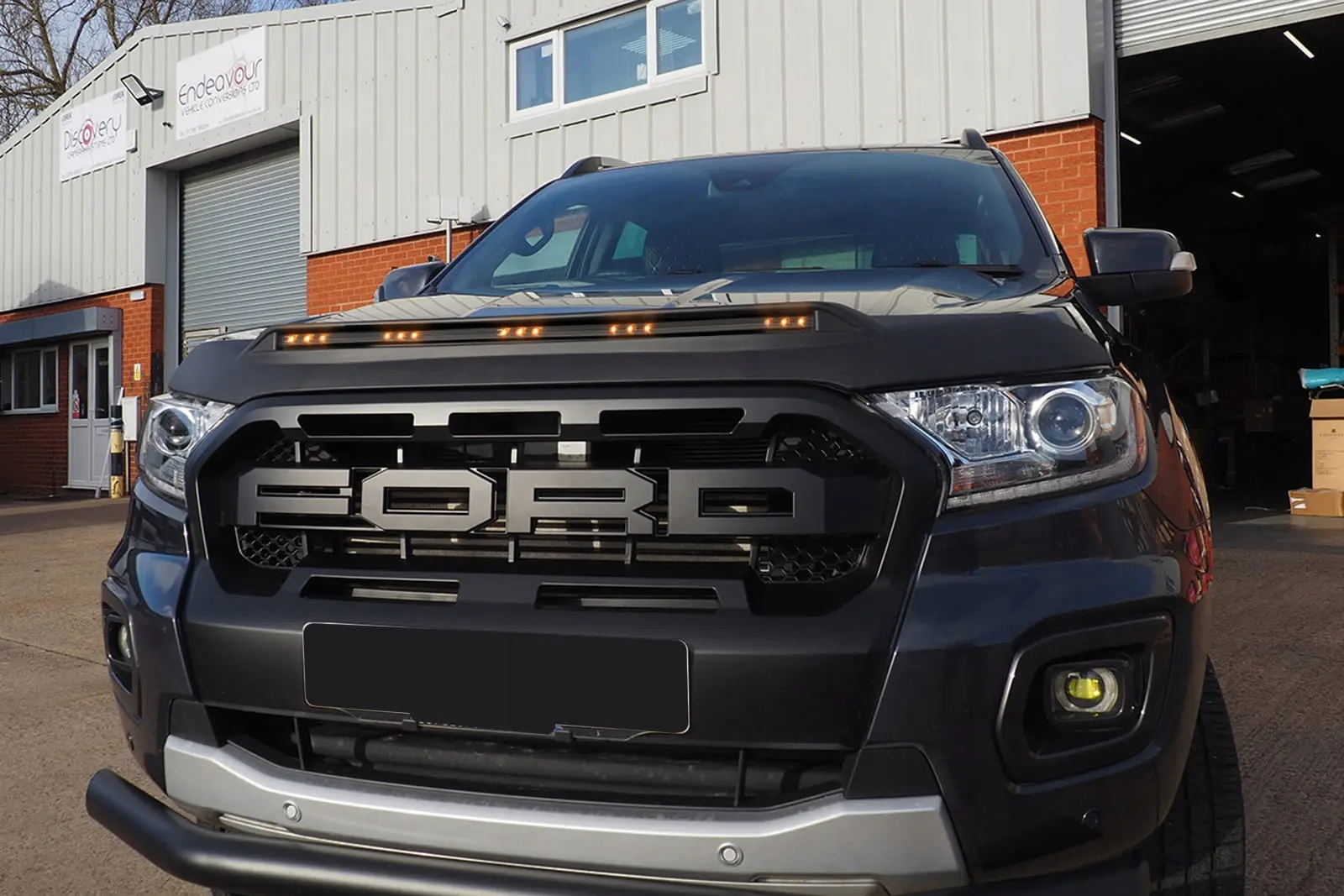 Panserbeskytter med LED Ford Ranger 2016 - 2019 – bilde 2