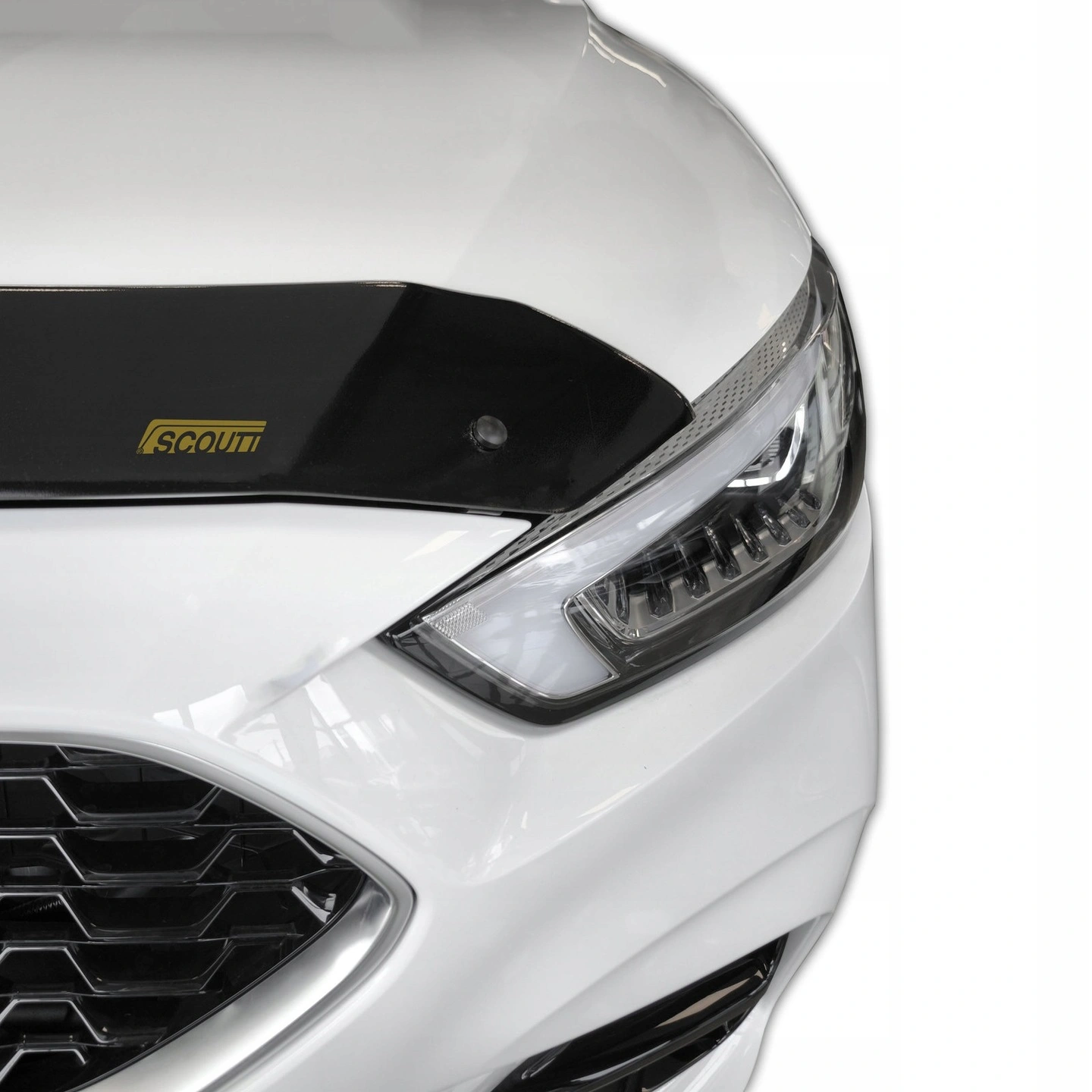 Panserbeskytter MG ZS I 2019 - 2024 / MG ZS EV 2018 - 2024  │ Steinsprutbeskytter Black Bonnet Guard Protector – bilde 4